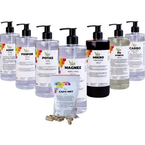 MEGA ZESTAW  - 7 x 500 ml + KAPSUŁKI NAWOZOWE